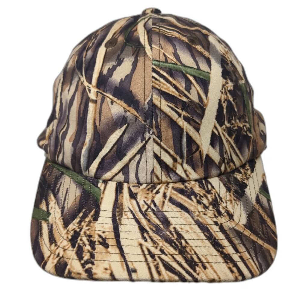 Gamehide Baseball Cap Beige One Size Marsh Camo Strapback Hunting Outdoor Hat